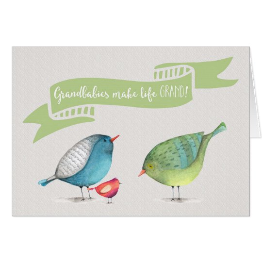 Glückwunsch auf Enkelkind - Grandbabies machen das Karte