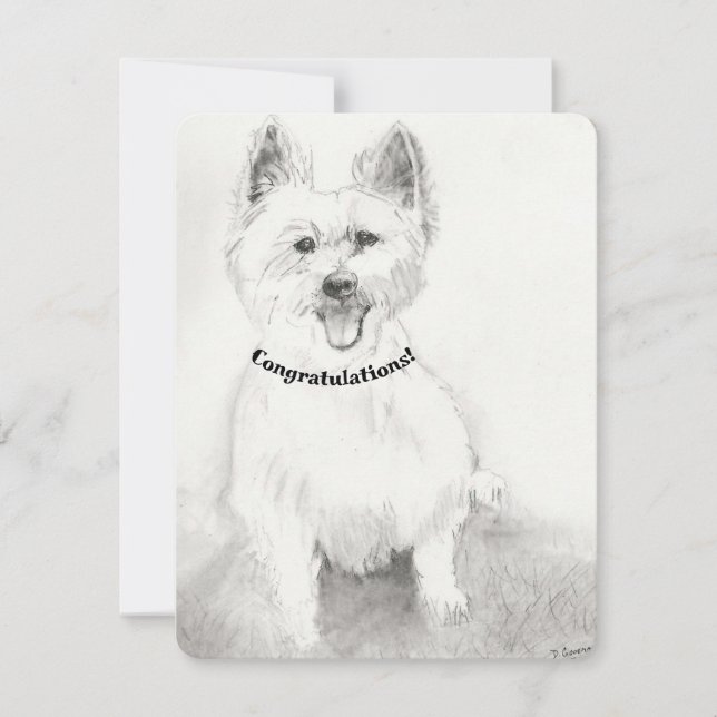 Glückwunsch Blank Card Dankeskarte (Vorderseite)