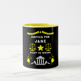 Glückwunsch Court Verdict Zweifarbige Tasse