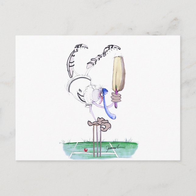 Glückwunsch, Cricket, tony fernandes Postkarte (Vorderseite)