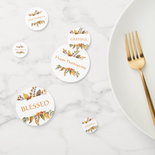 Glückwunsch Danksagend dankbar gesegnet dankbar Konfetti (Gruppe)