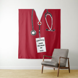 Glückwunsch der Creative Doctor Medical School Abs Wandteppich
