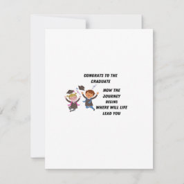 Glückwunsch des Absolventen Feiertagskarte