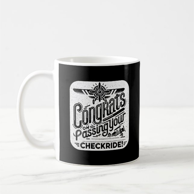 Glückwunsch, die Ihren Schachzug passieren! Kaffeetasse (Links)