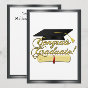 Glückwunsch Diplomabschlüsse Abschluss einladen Einladung