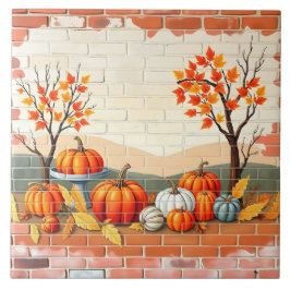 Glückwunsch Erntedankend Beliebter schöner Fall Fliese