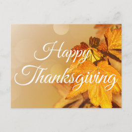 Glückwunsch Erntedankend Herbstleaves Feiertagspostkarte
