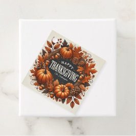 Glückwunsch Erntedankspulkine Herbstleaves Kranz Geschenkanhänger