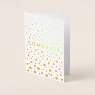 Glückwunsch Foil Card Folienkarte