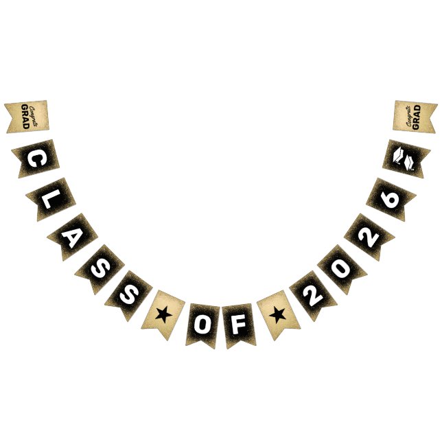 Glückwunsch Grad 2025 Wimpelkette (Alle)