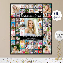 Glückwunsch Grad 66 FotoCollage benutzerdefinierte