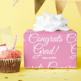 Glückwunsch grad benutzerdefinierte Jahrgangsschri Geschenkpapier