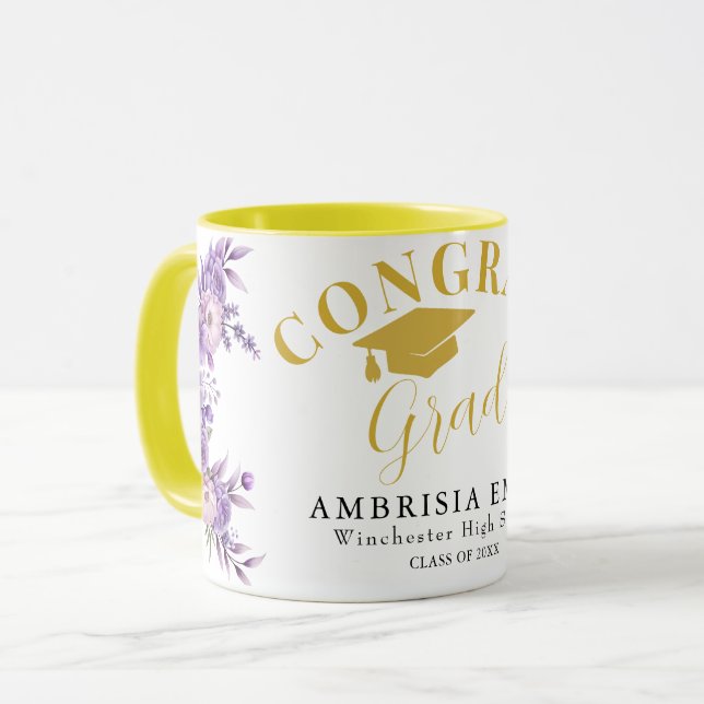Glückwunsch Grad Combo Tasse - Perfekte Geschenkid (Vorderseite Links)