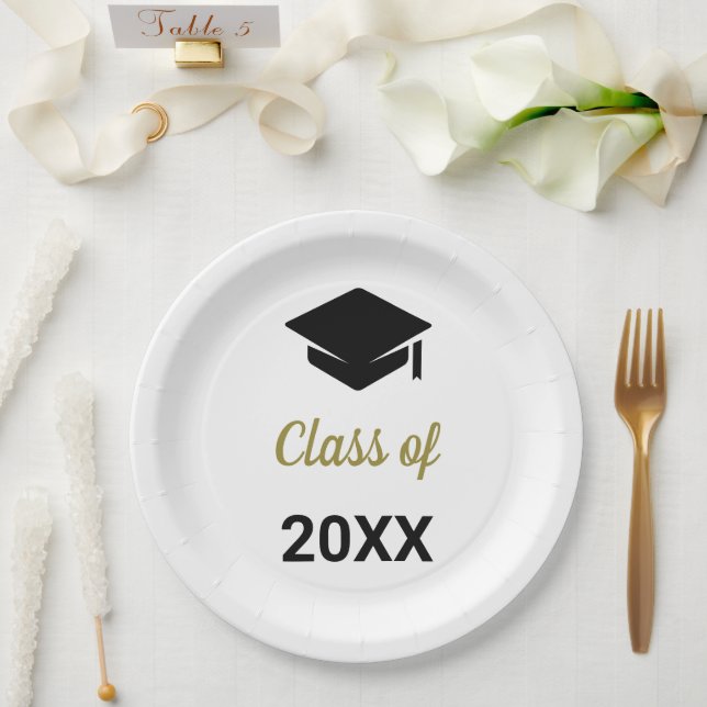 Glückwunsch Grad der Jährlichen Graduationsstufe Pappteller (Hochzeit)