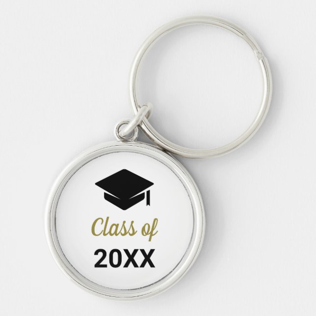 Glückwunsch Grad der Jährlichen Graduationsstufe Schlüsselanhänger (Vorne)