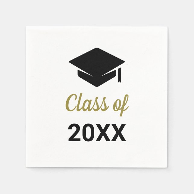 Glückwunsch Grad der Jährlichen Graduationsstufe Serviette (Vorderseite)