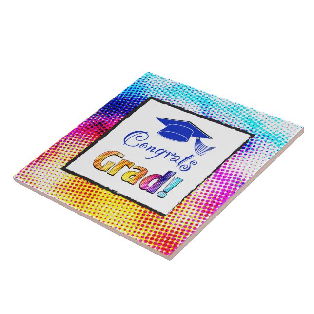 Glückwunsch Grad Farben, Spaß Fliese (Seite)