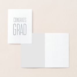Glückwunsch Grad Foil Card Folienkarte