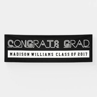 Glückwunsch Grad | Name und Jahr Banner