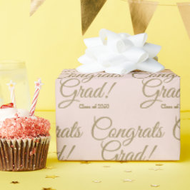 Glückwunsch grad rot rosa benutzerdefinierte Skrip Geschenkpapier