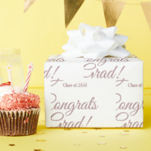 Glückwunsch grad white rose benutzerdefinierte Skr Geschenkpapier