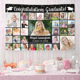 Glückwunsch Graduate 31 FotoCollage benutzerdefini Banner