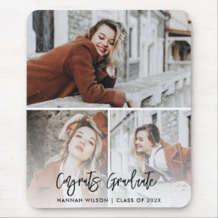 Glückwunsch Graduate 3 Foto Custom Abschluss 2025 Mousepad