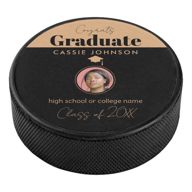 Glückwunsch Graduate Class of 2023 Eishockey Puck (3/4)