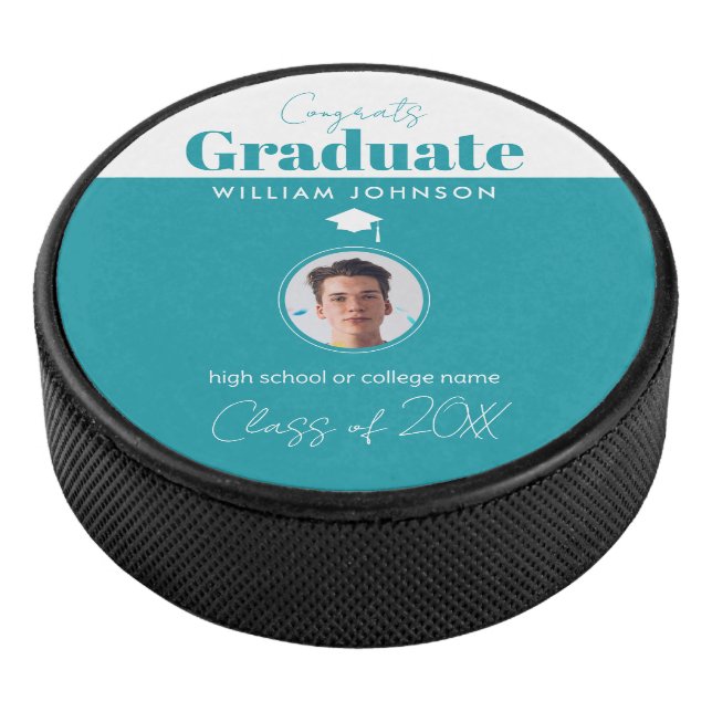 Glückwunsch Graduate Class of 2023 Eishockey Puck (3/4)