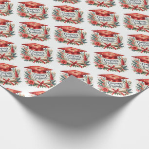 Glückwunsch, Graduate, Graduation Cap and Diploma Geschenkpapier