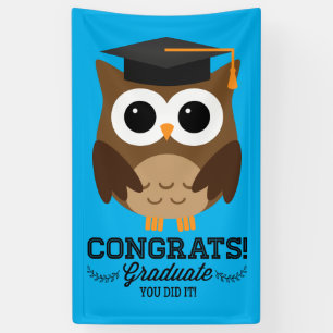 Glückwunsch Graduate Kugel in Hut Banner