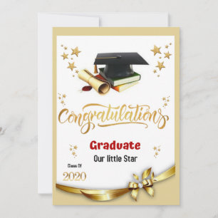 Glückwunsch Graduiertenkarte Dankeskarte