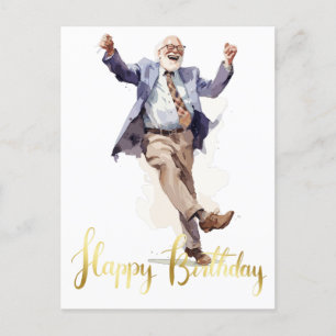 Glückwunsch Großvater Personalisiert Postkarte