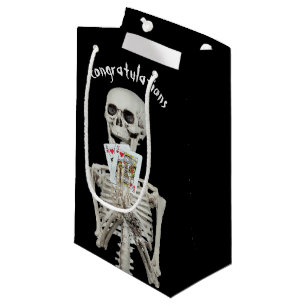 Glückwunsch Halloween Wedding Skeleton Kleine Geschenktüte