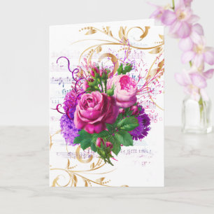 Glückwunsch Hochzeit hinzufügen Namen Lilac Epheme Karte
