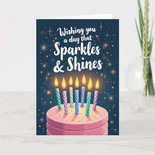 Glückwunsch-Illustrationskarte zum Geburtstag Karte