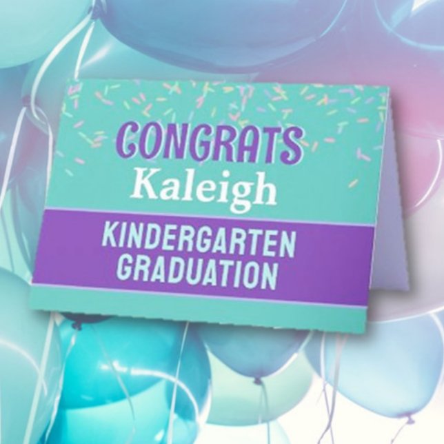 Glückwunsch! Kindergarten Abschluss Karte! Karte (Von Creator hochgeladen)