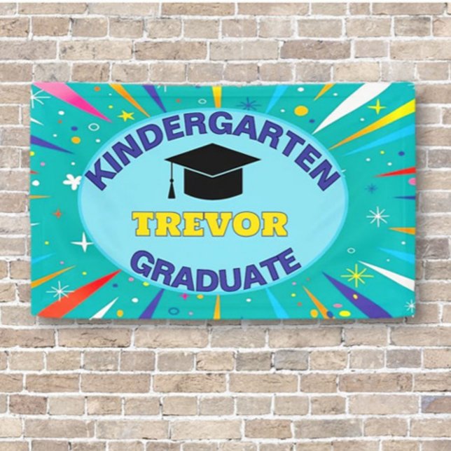 Glückwunsch! Kindergarten-Graduiertenparty Banner (Von Creator hochgeladen)
