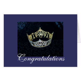 Glückwunsch-Kronen-Karte
