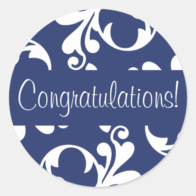 Glückwunsch Leaf Blühte Umschlag Aufkleber (Vorderseite)