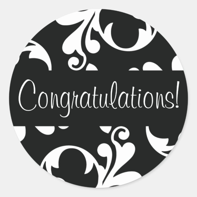 Glückwunsch Leaf Blühte Umschlag Aufkleber (Vorderseite)