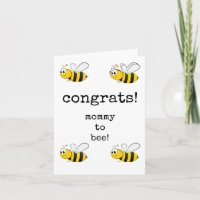 Glückwunsch, Mami to Bee, Maternity Verlass Card