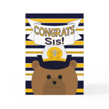 Glückwunsch Navy Sister / Sis