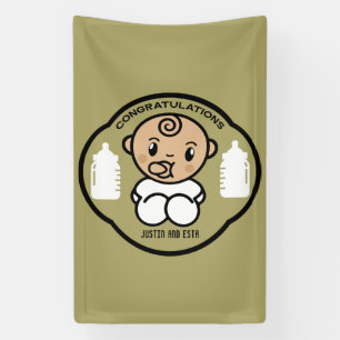 Glückwunsch Neueltern Gender Neutral Banner