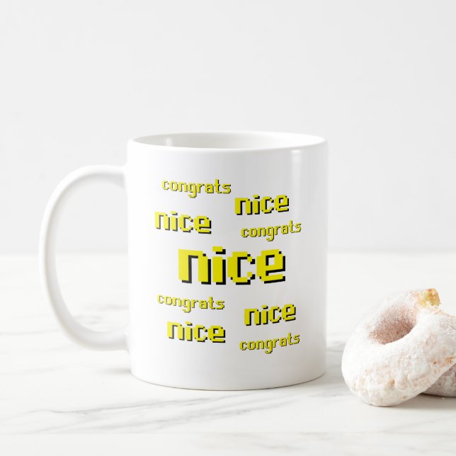 Glückwunsch Nizza Runescape Tasse (Mit Donut)