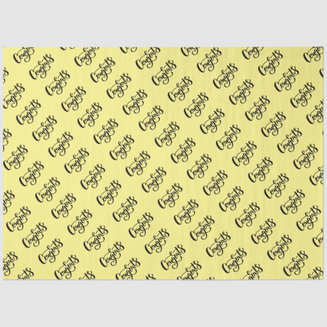 Glückwunsch-Papiere Seidenpapier (Vorderseite)