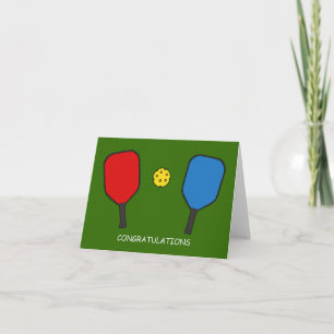 Glückwunsch Pickleball Karte