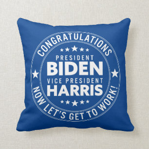 Glückwunsch Präsident Biden, VP Harris! Benutzer Kissen