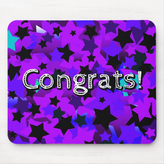 Glückwunsch! Punk Stars Mousepad (Vorne)