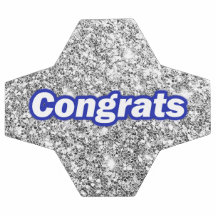 Glückwunsch Silver Glitzer Hintergrund